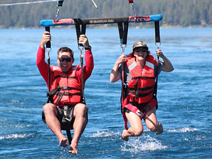 Parasailing, Lake Tahoe, CA